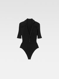 Body Yauco à col polo - Black