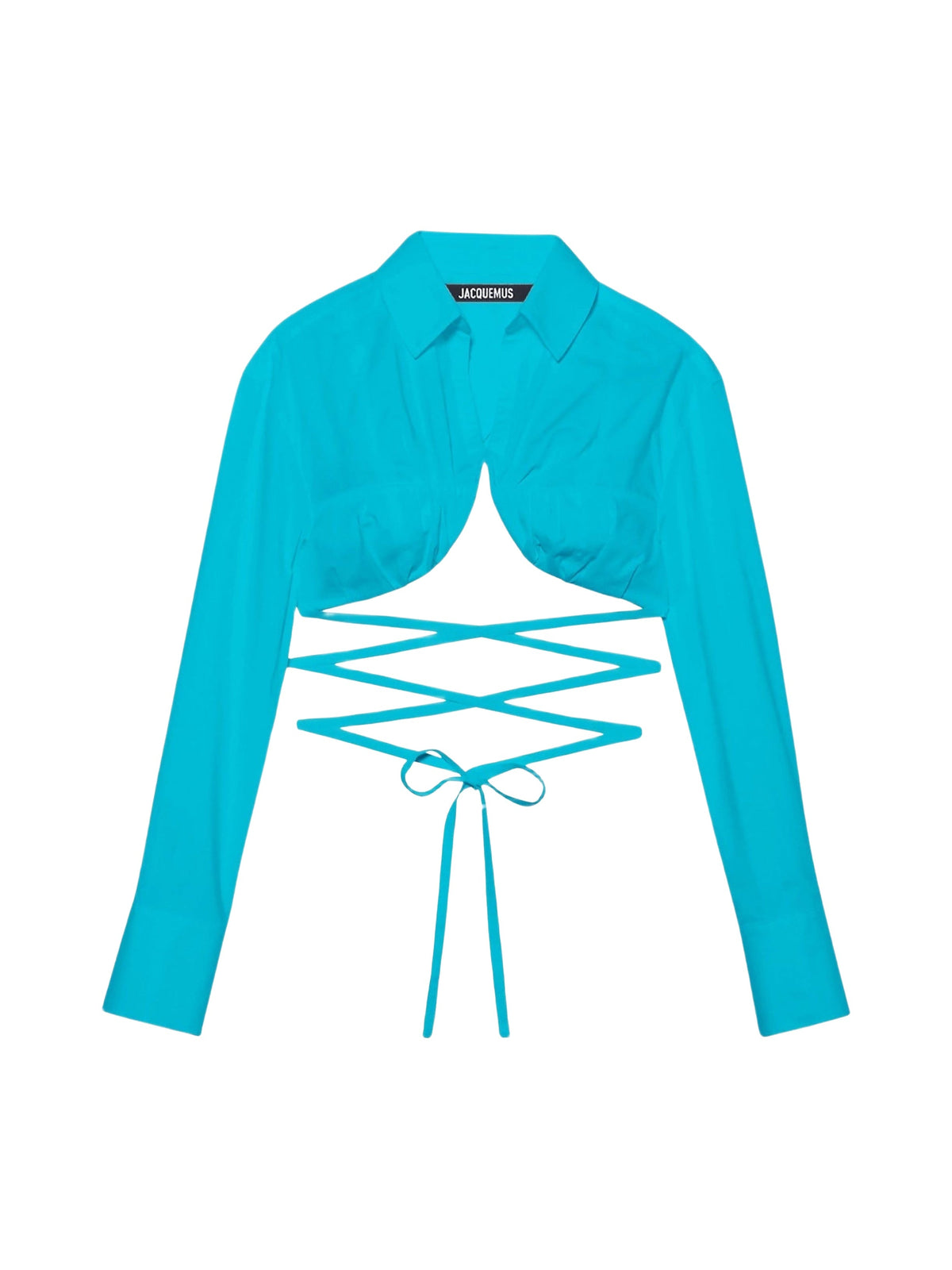 90€ / 1 sold //5 QTY / ST20%   Chemise courte Baci à armatures - Turquoise