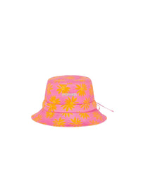 PRINT ORANGE/PINK FLOWERS LE BOB GADJO