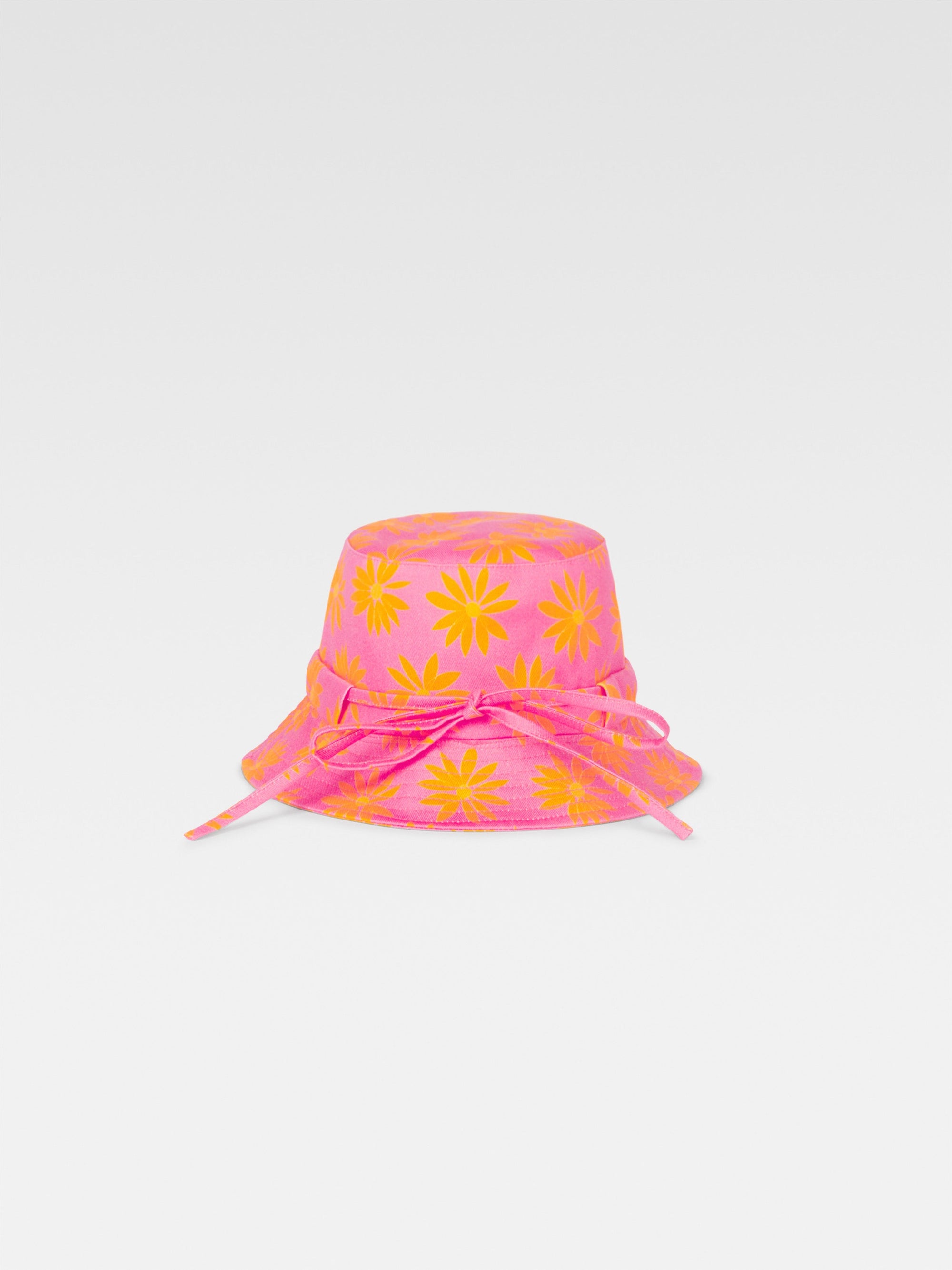 PRINT ORANGE/PINK FLOWERS LE BOB GADJO