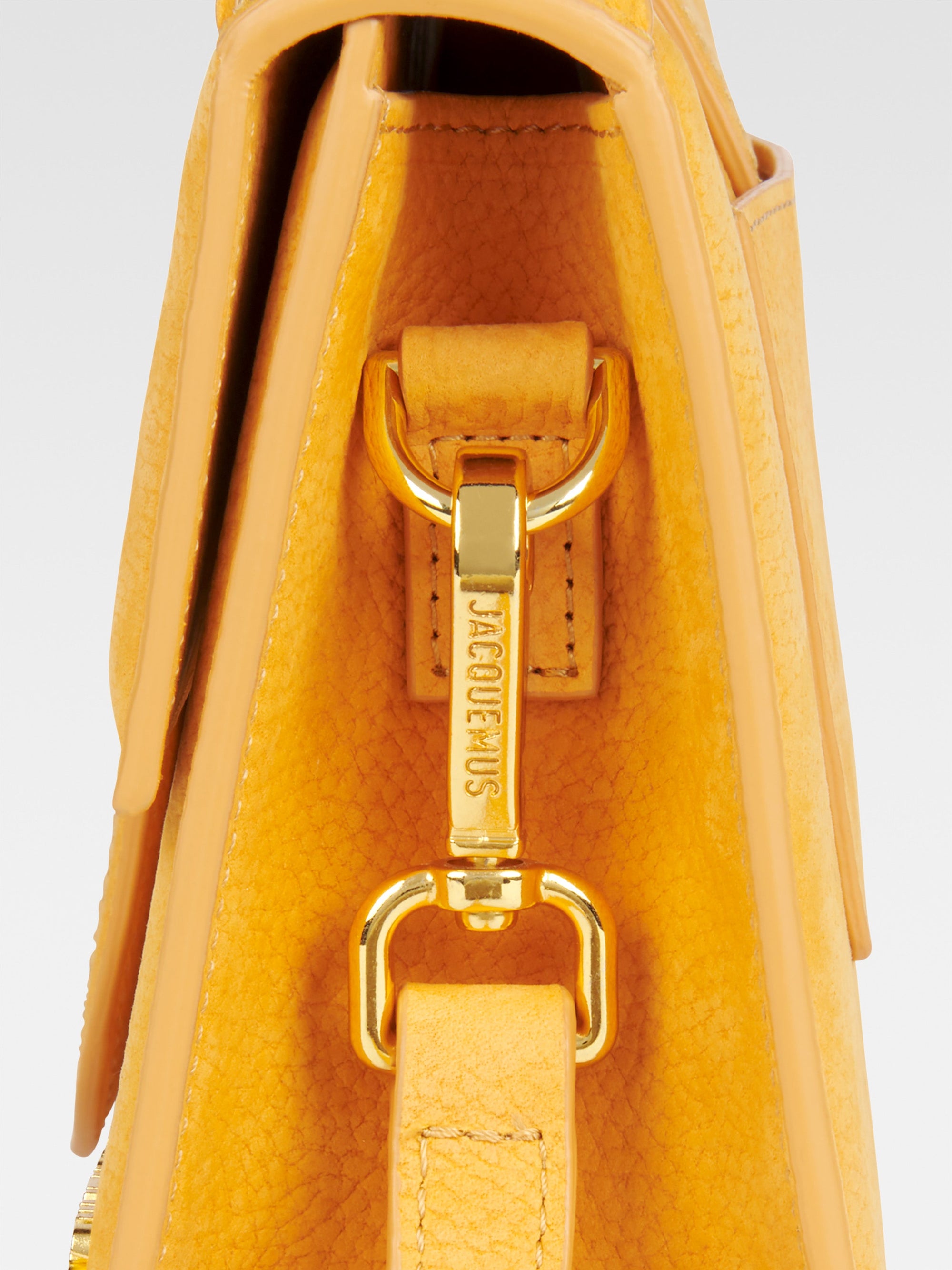 Grand sac Bambino avec logo en cuir - Orange
