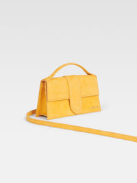 Grand sac Bambino avec logo en cuir - Orange