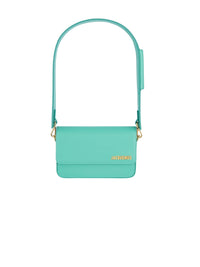 Sac Carinu en cuir - Turquoise