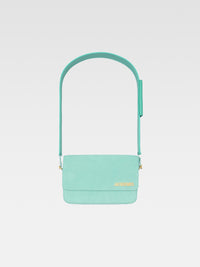 Sac Carinu en cuir - Turquoise