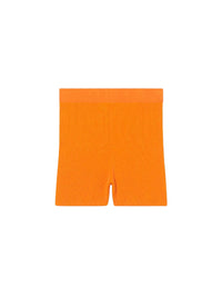 Short cycliste Arancia en maille - Orange