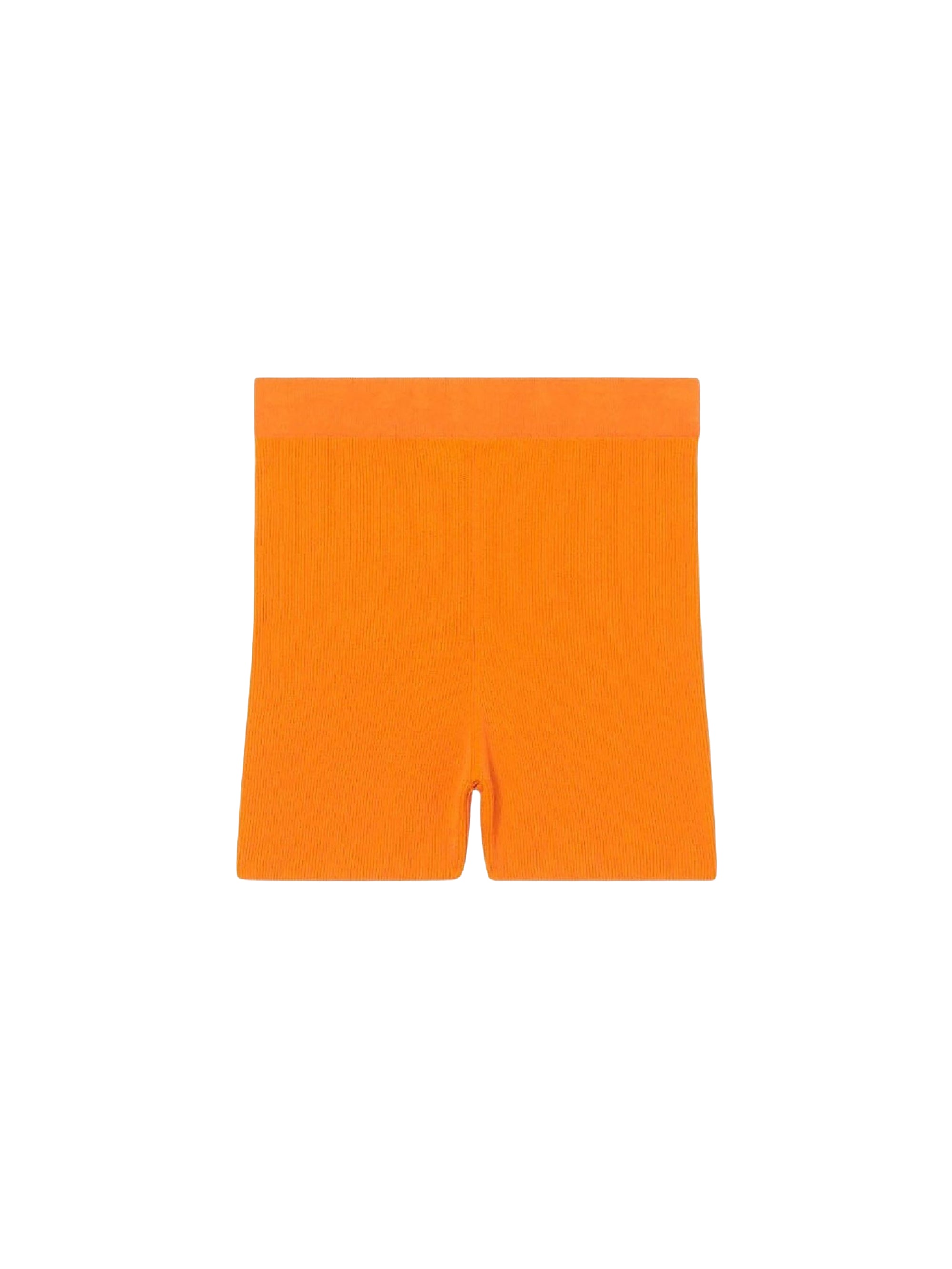 Short cycliste Arancia en maille - Orange