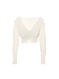 LIGHT GREY LE CARDIGAN ALZOU