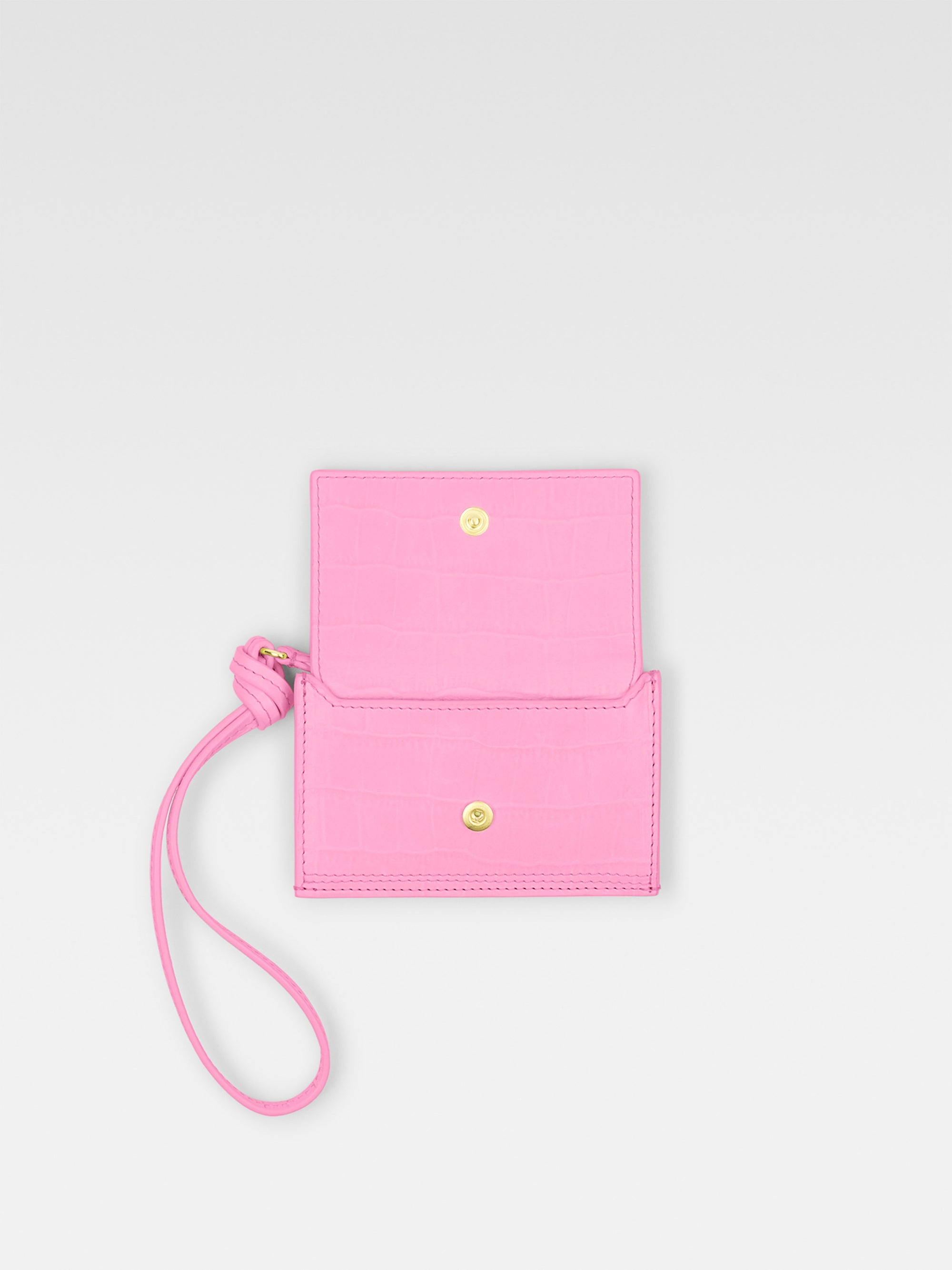 Porte Pichoto en cuir - Dark Pink