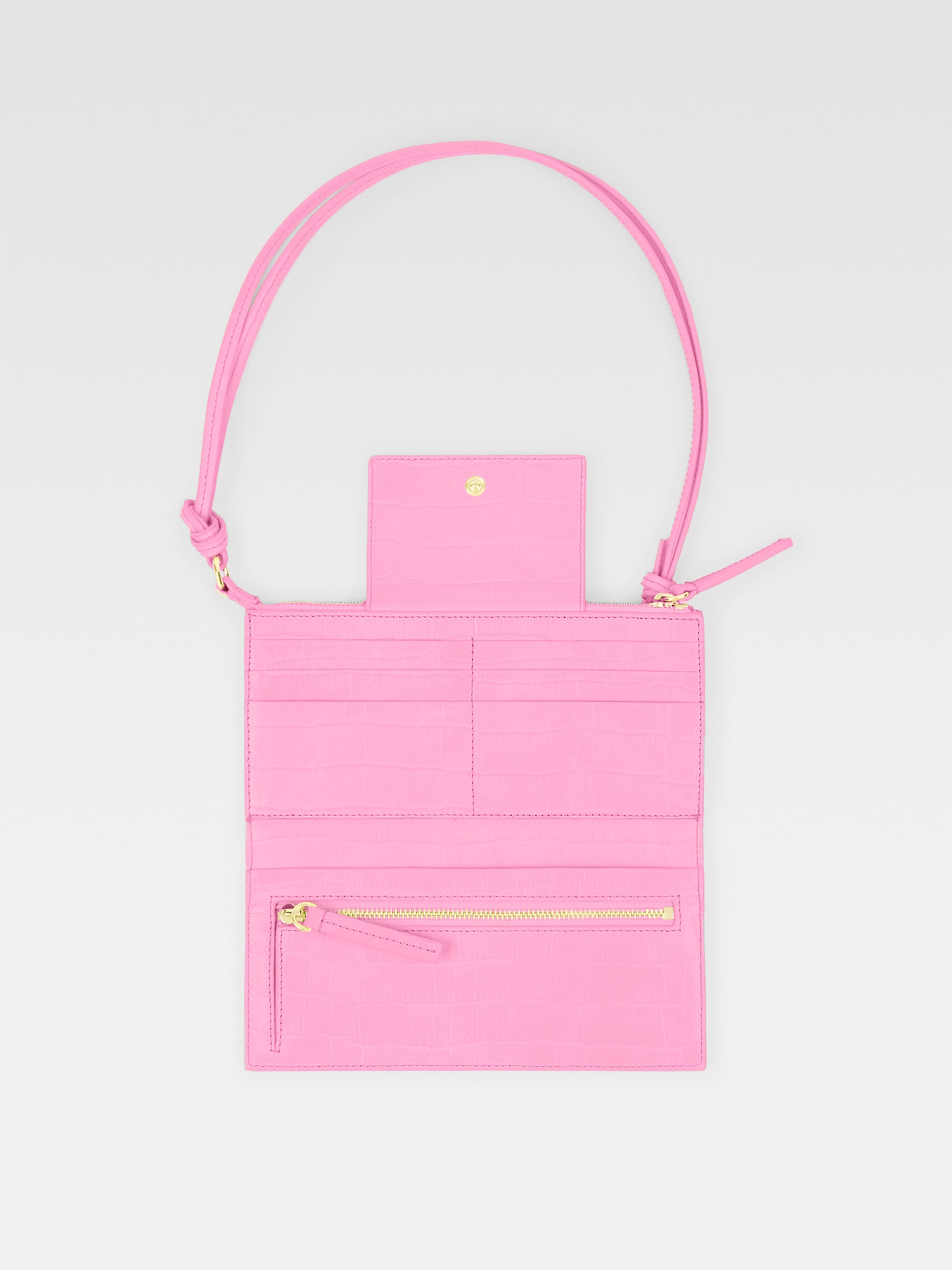 Sac Pichoto en cuir - Dark Pink