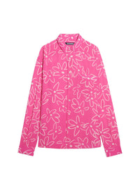 PRINT PINK/WHITE FLOWERS LA CHEMISE SIMON