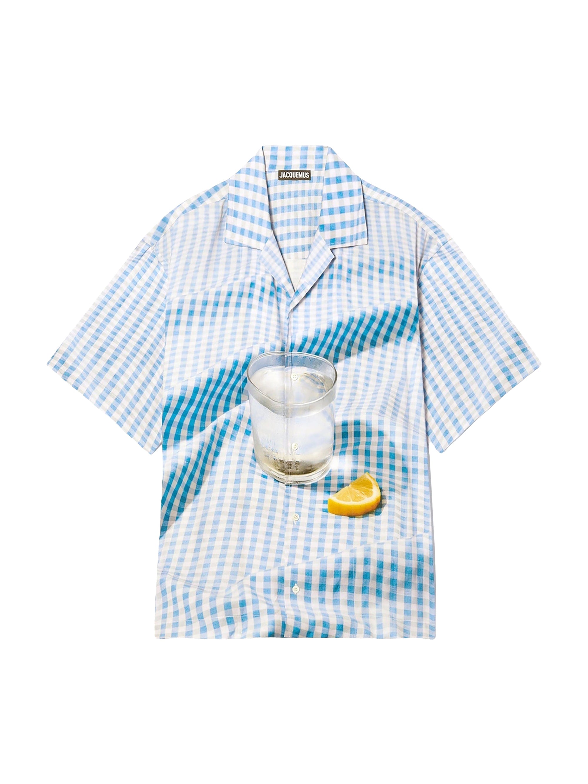 PRINT BLUE TABLECLOTH LA CHEMISE JEAN