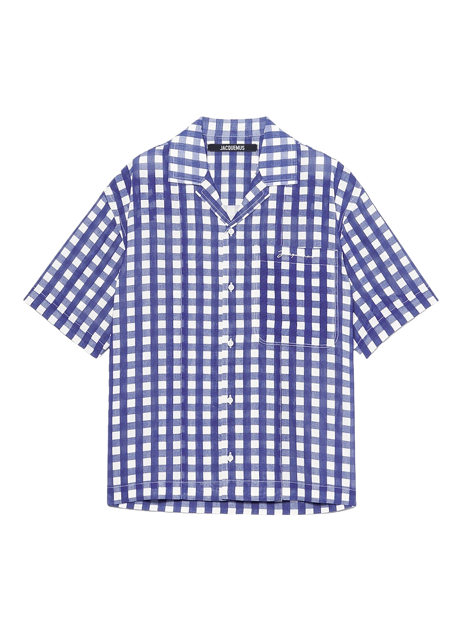 NAVY CHECKS LA CHEMISE JEAN