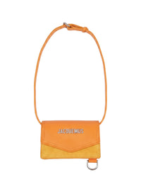 Porte-cartes Azur en cuir - Light Orange