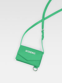 Porte Azur en cuir - Green