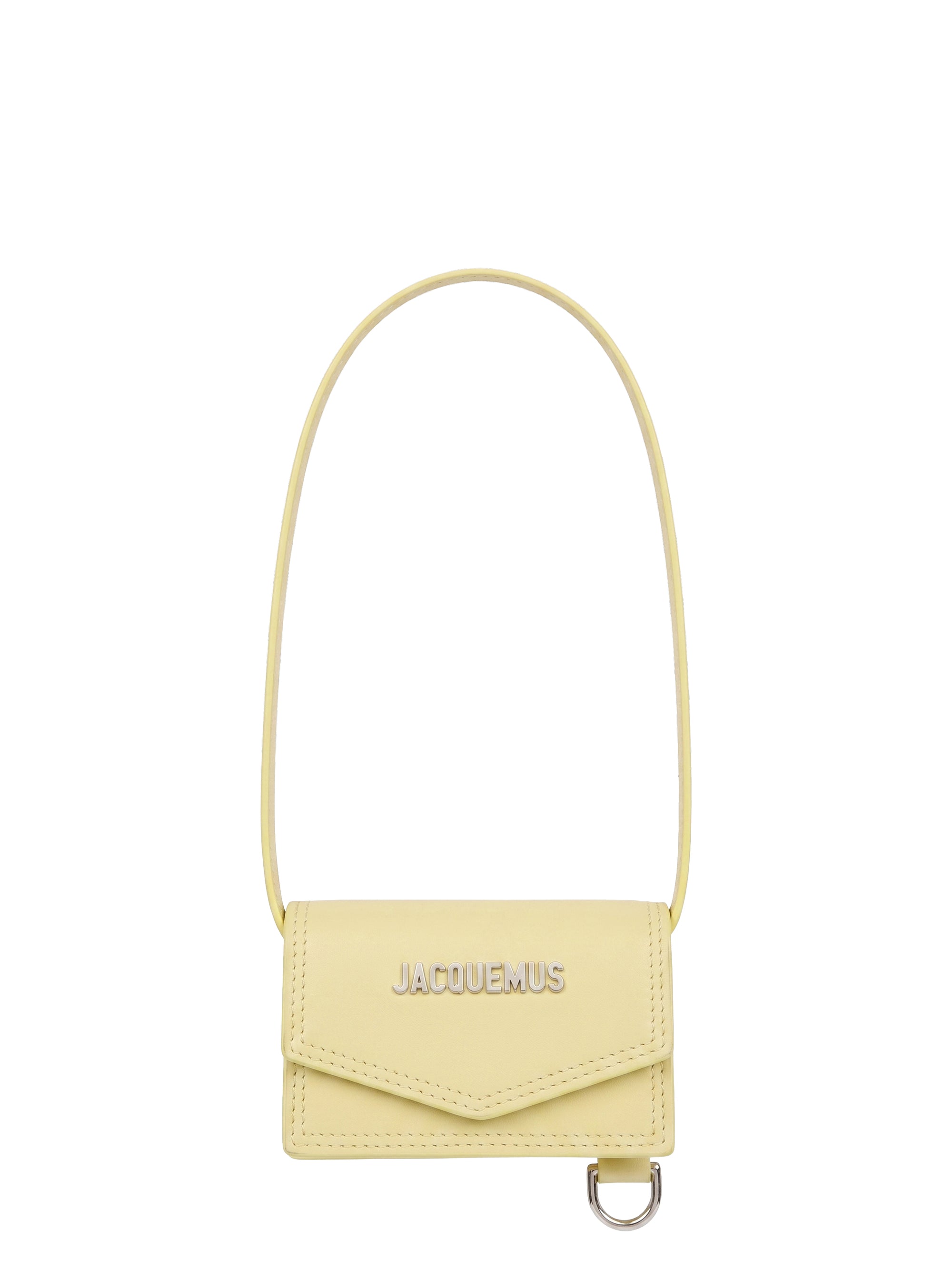 Porte-cartes Azur en cuir - Light Yellow