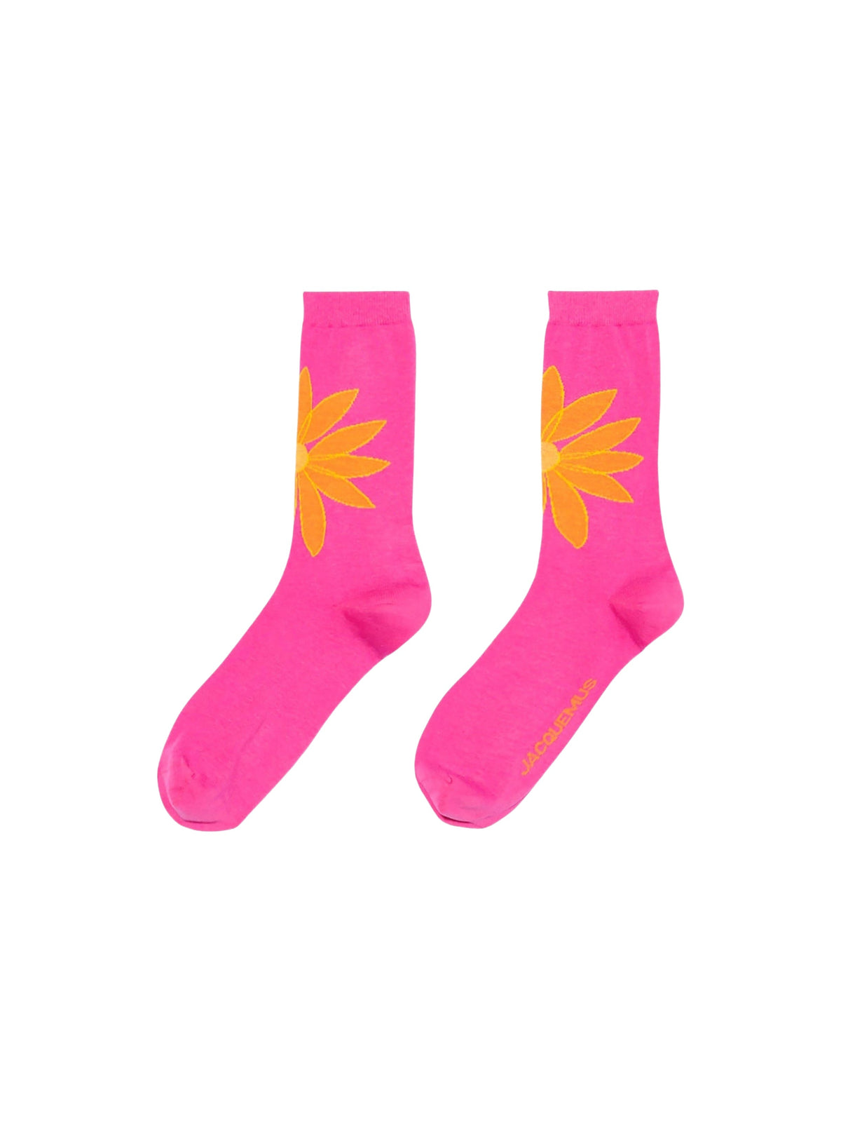 15€ / 3 sold //5 QTY / ST60%   Chaussettes Aqua - Print Orange Flowers