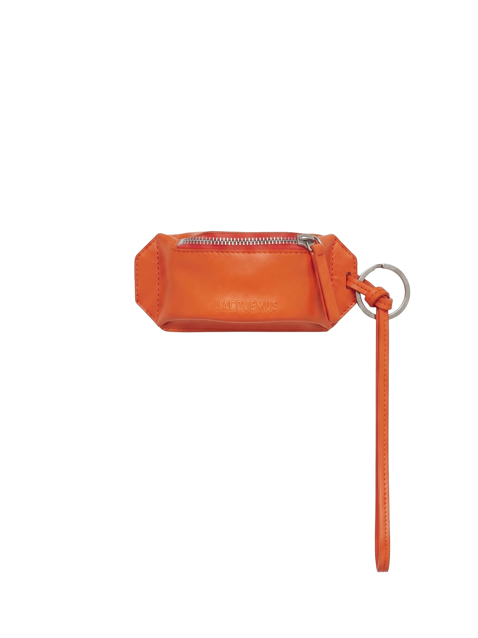 Porte-monnaie Banane en cuir - Orange
