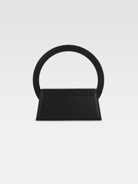 Sac Rond en cuir - Black
