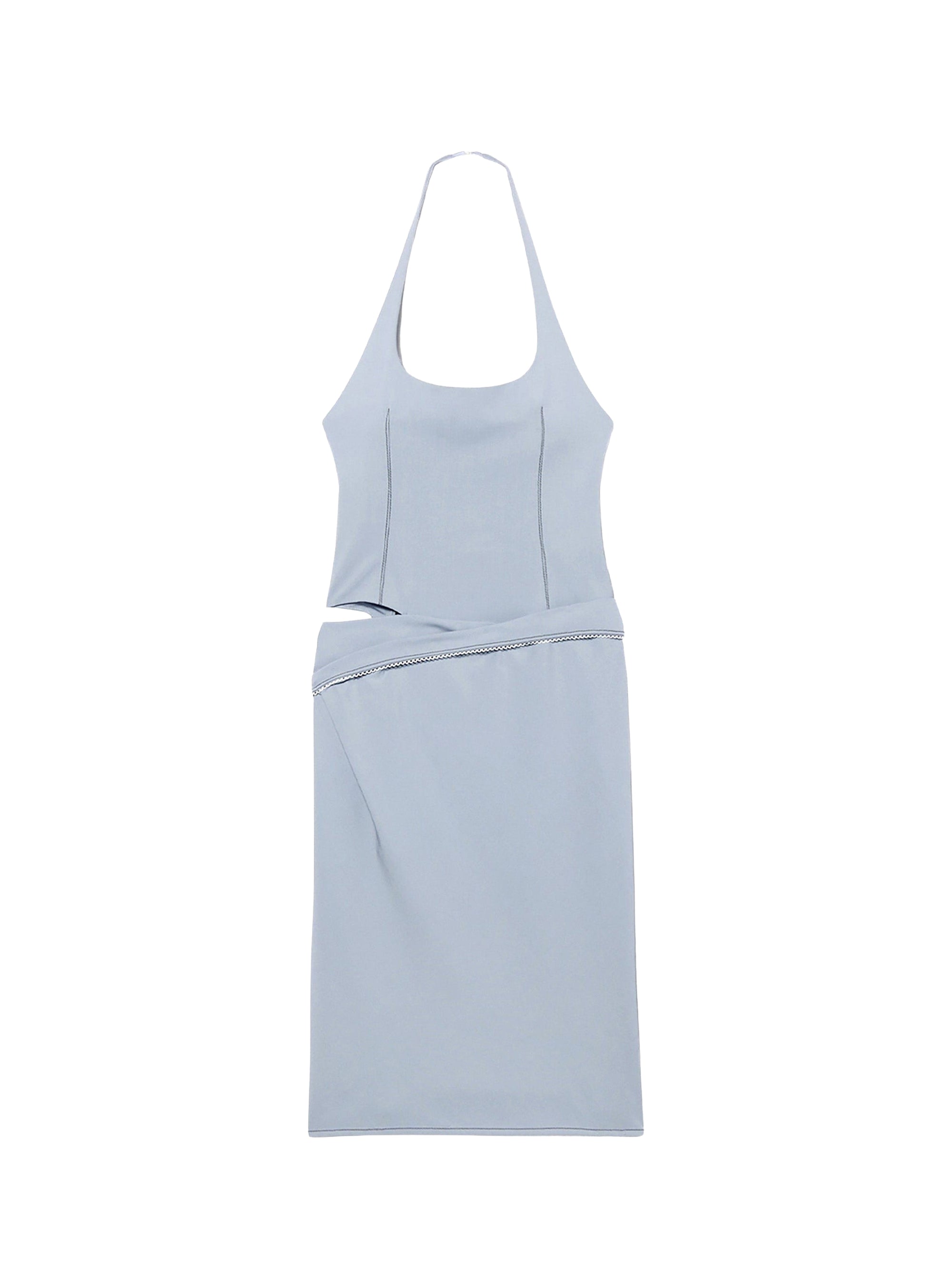 Robe courte Hielo dos nu en laine - Light Blue