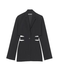 Robe Bari en laine - Black