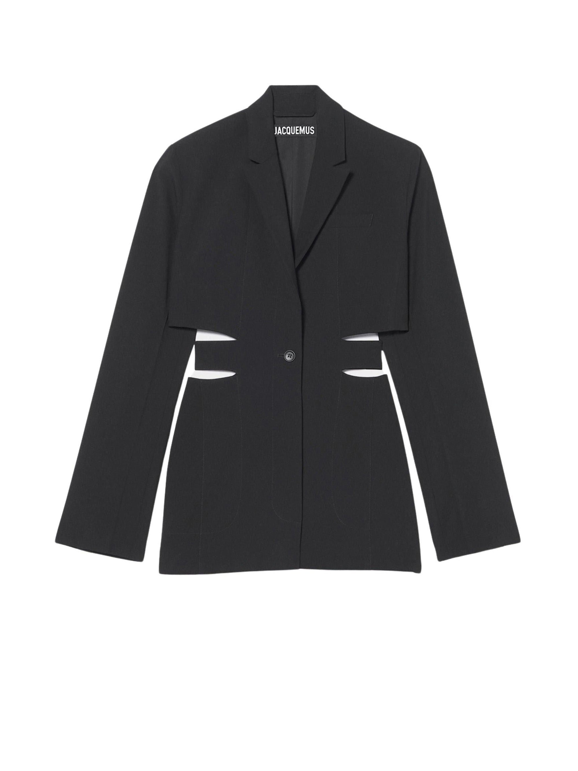 Robe Bari en laine - Black