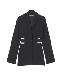 Robe Bari en laine - Black