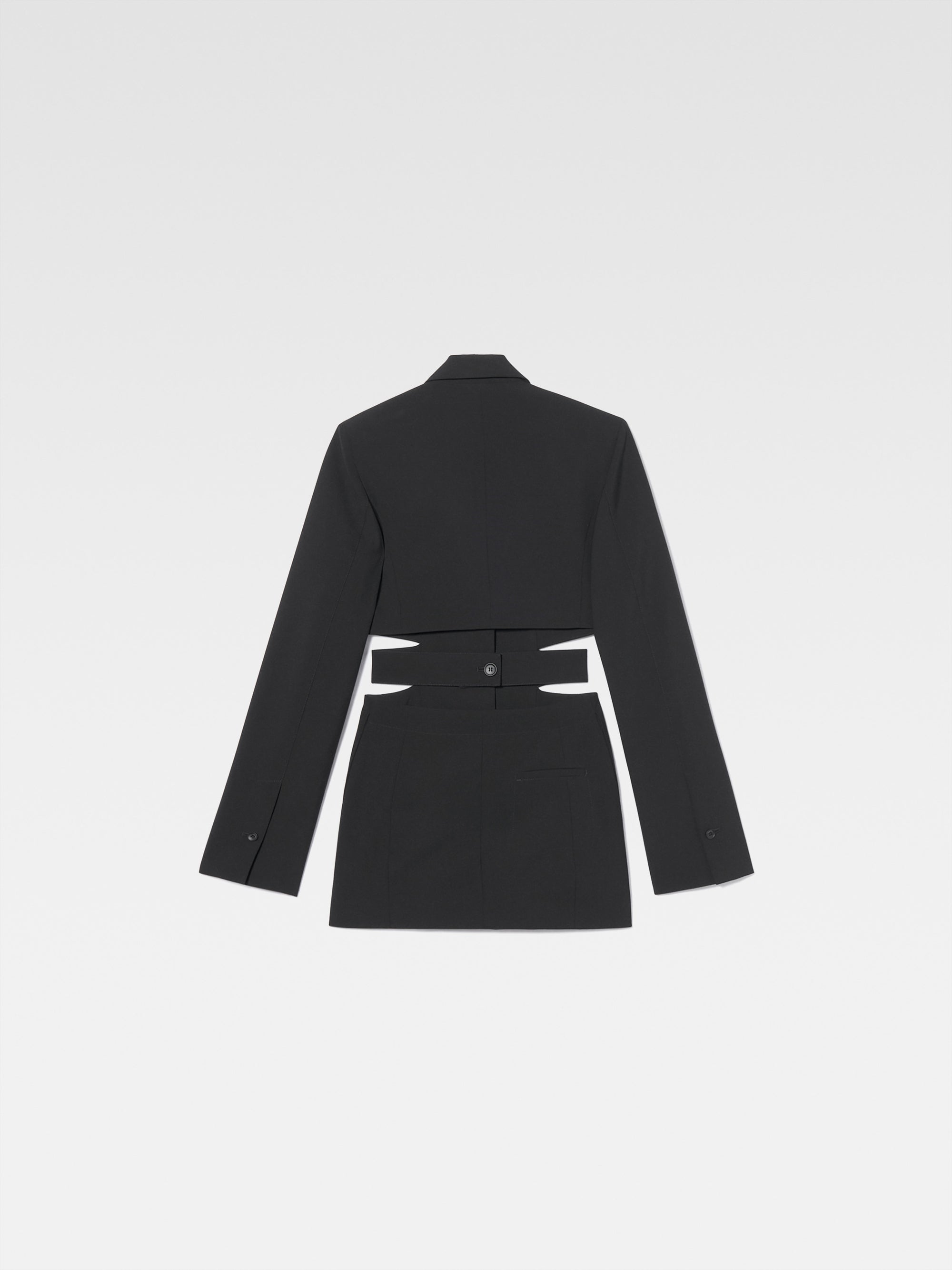 Robe Bari en laine - Black