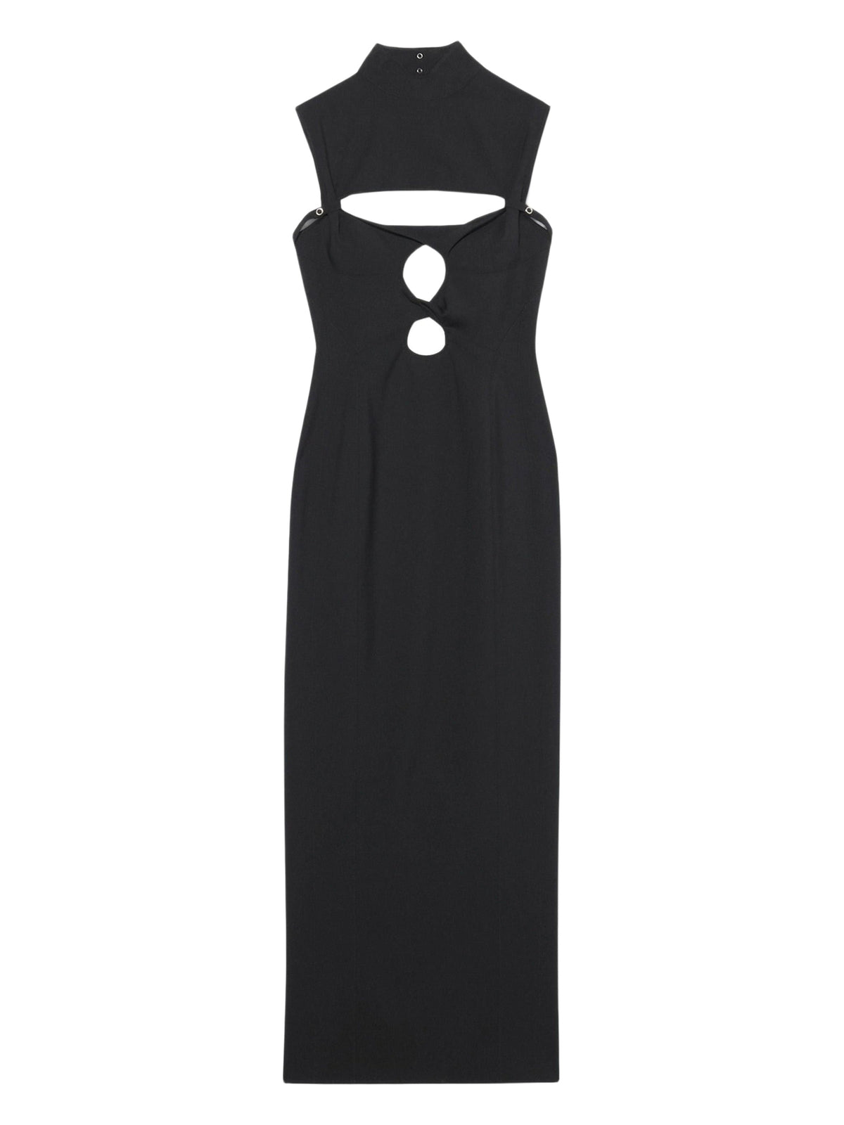120€ / 2 sold //2 QTY / ST100%   Robe Palmi en laine - Black