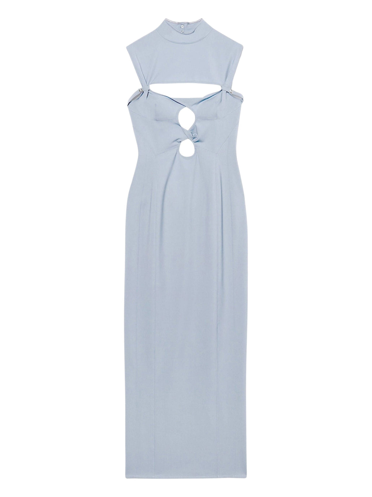 120€ / 2 sold //3 QTY / ST67%   Robe Palmi en laine - Light Blue