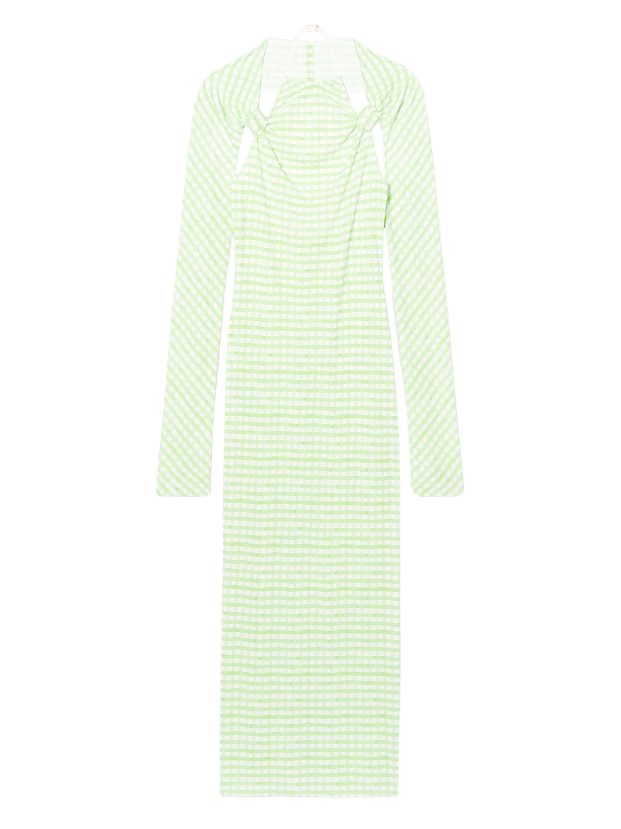 GREEN CHECKS LA ROBE NODI