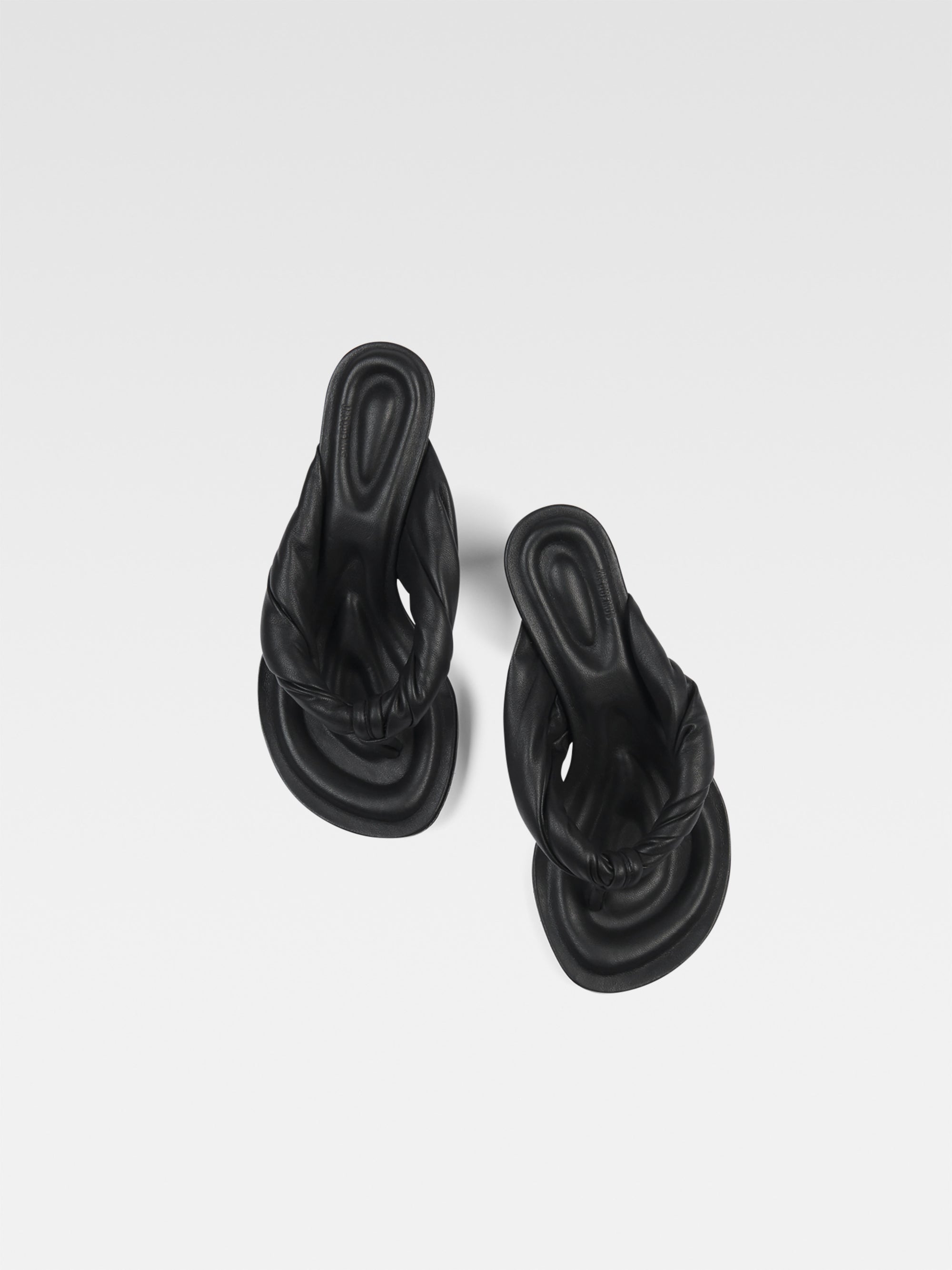 Sandales Mari en cuir - Black