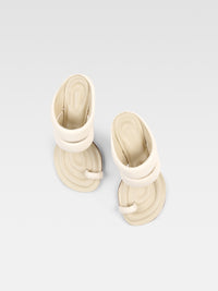 Sandales Cassis en cuir - Off-White