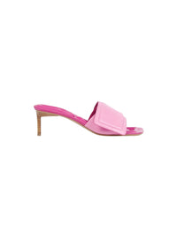 Mules Piscine en cuir - Pink