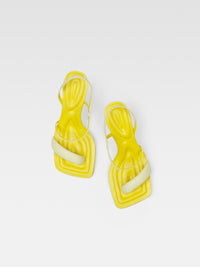Sandales Limone en cuir - Light Yellow