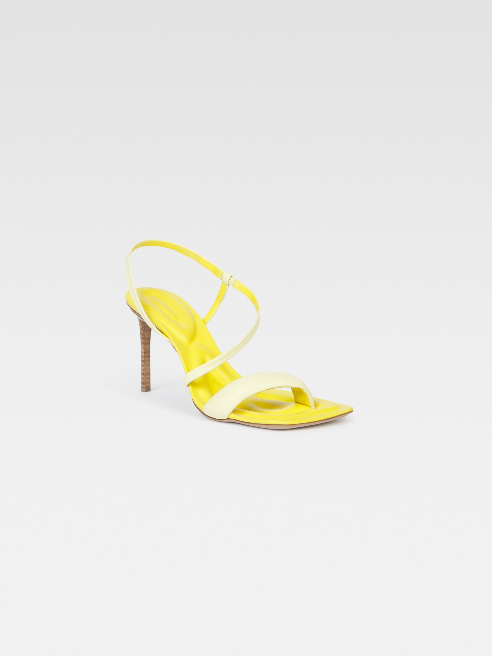 Sandales Limone en cuir - Light Yellow