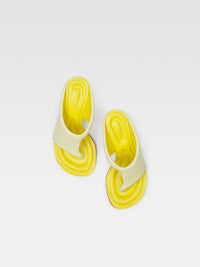 Mules Limone en cuir - Light Yellow