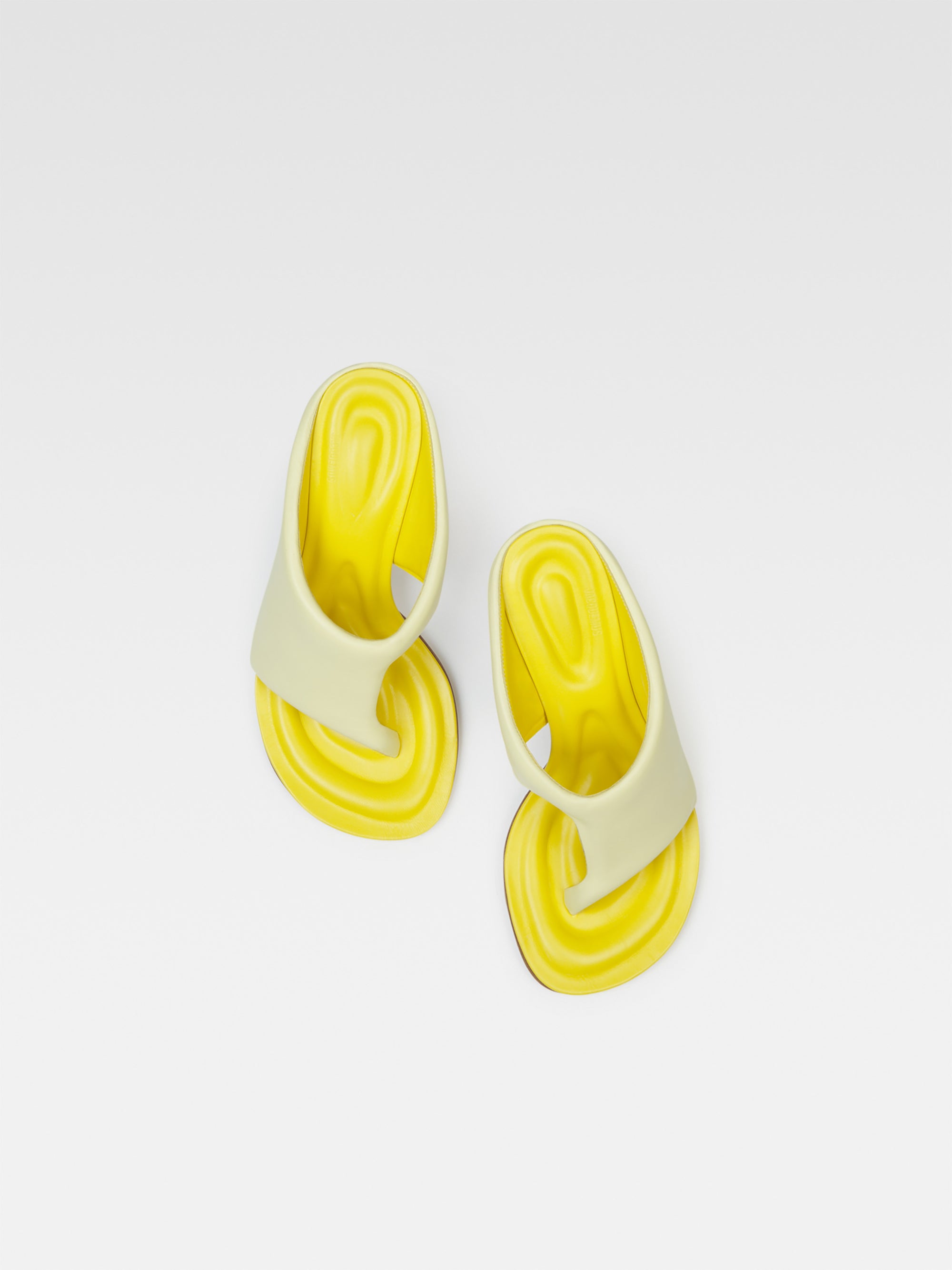 Mules Limone en cuir - Light Yellow