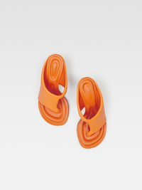 Mules Limone en cuir - Orange