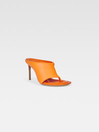 Mules Limone en cuir - Orange