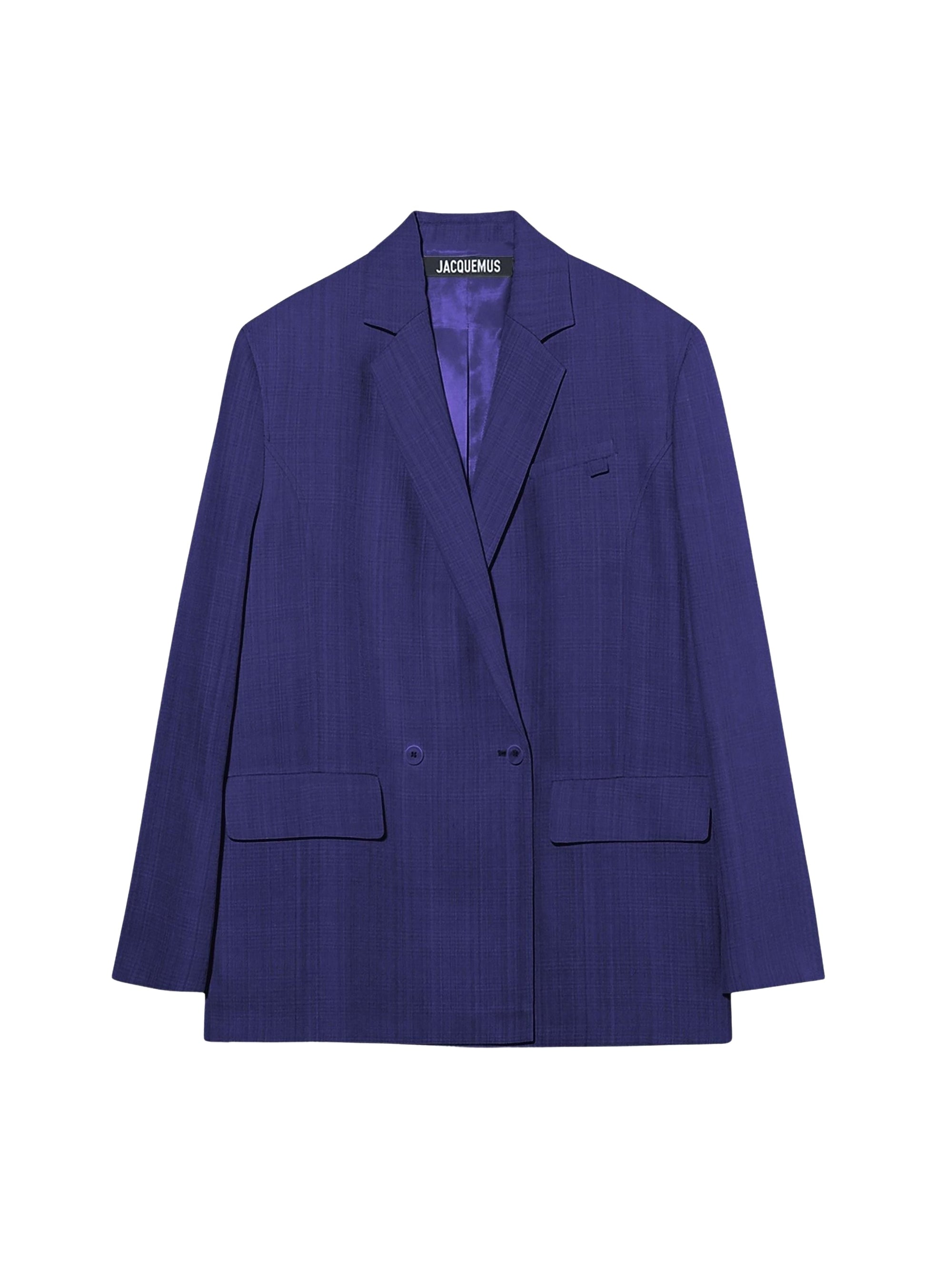 NAVY CHECKS LA VESTE MARINO