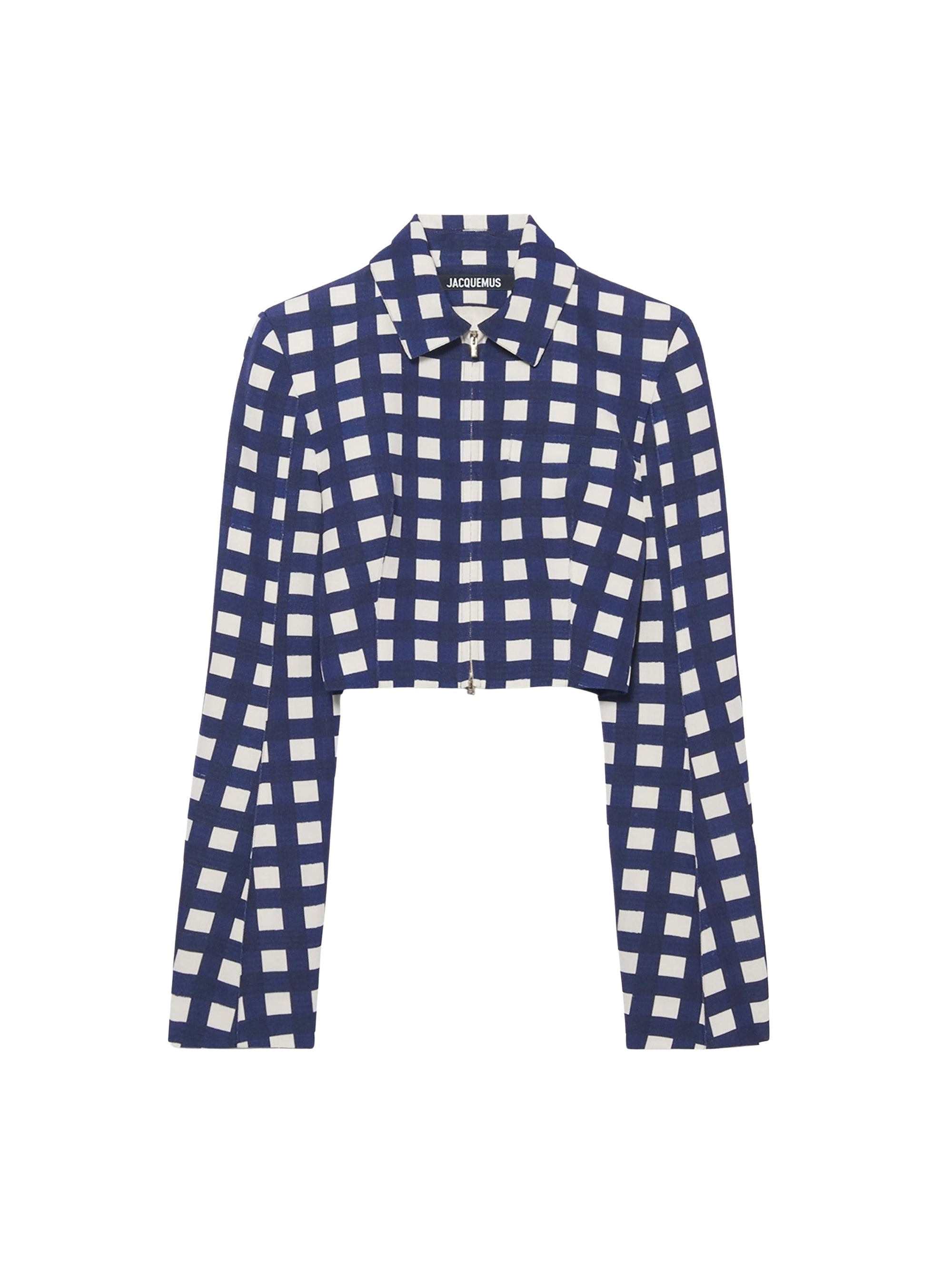 NAVY CHECKS LA VESTE LIMAO