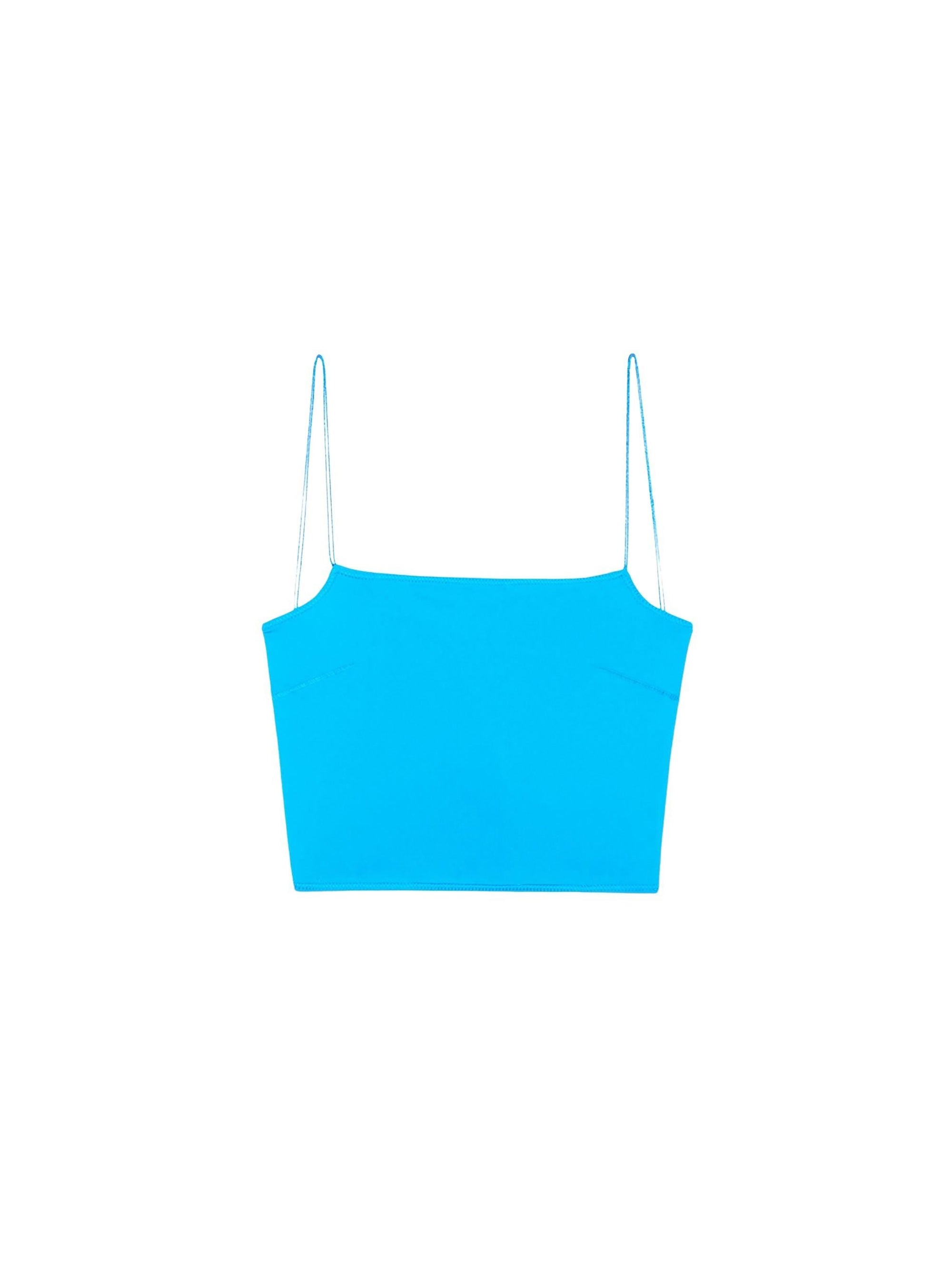 Débardeur court Pomelo - Turquoise