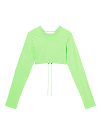 55€ / 0 sold //21 QTY / ST0%   T-shirt court Piccola à lacets - Green