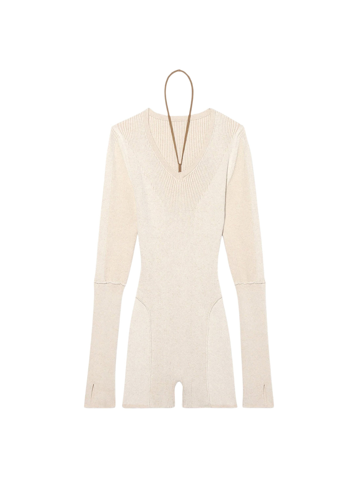 75€ / 2 sold //13 QTY / ST15%   Combishort Cielo en maille - Beige