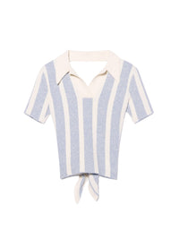 JACQUARD BLUE STRIPES LE POLO BAGNU