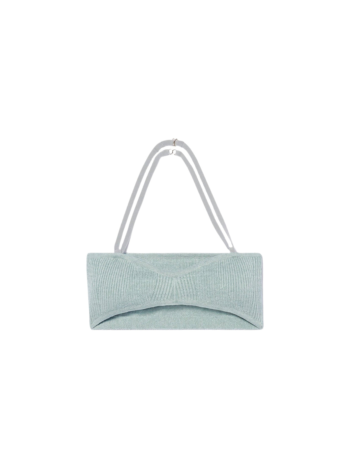 35€ / 1 sold //95 QTY / ST1%   Brassière Beijo à bretelles en lin - Light Blue