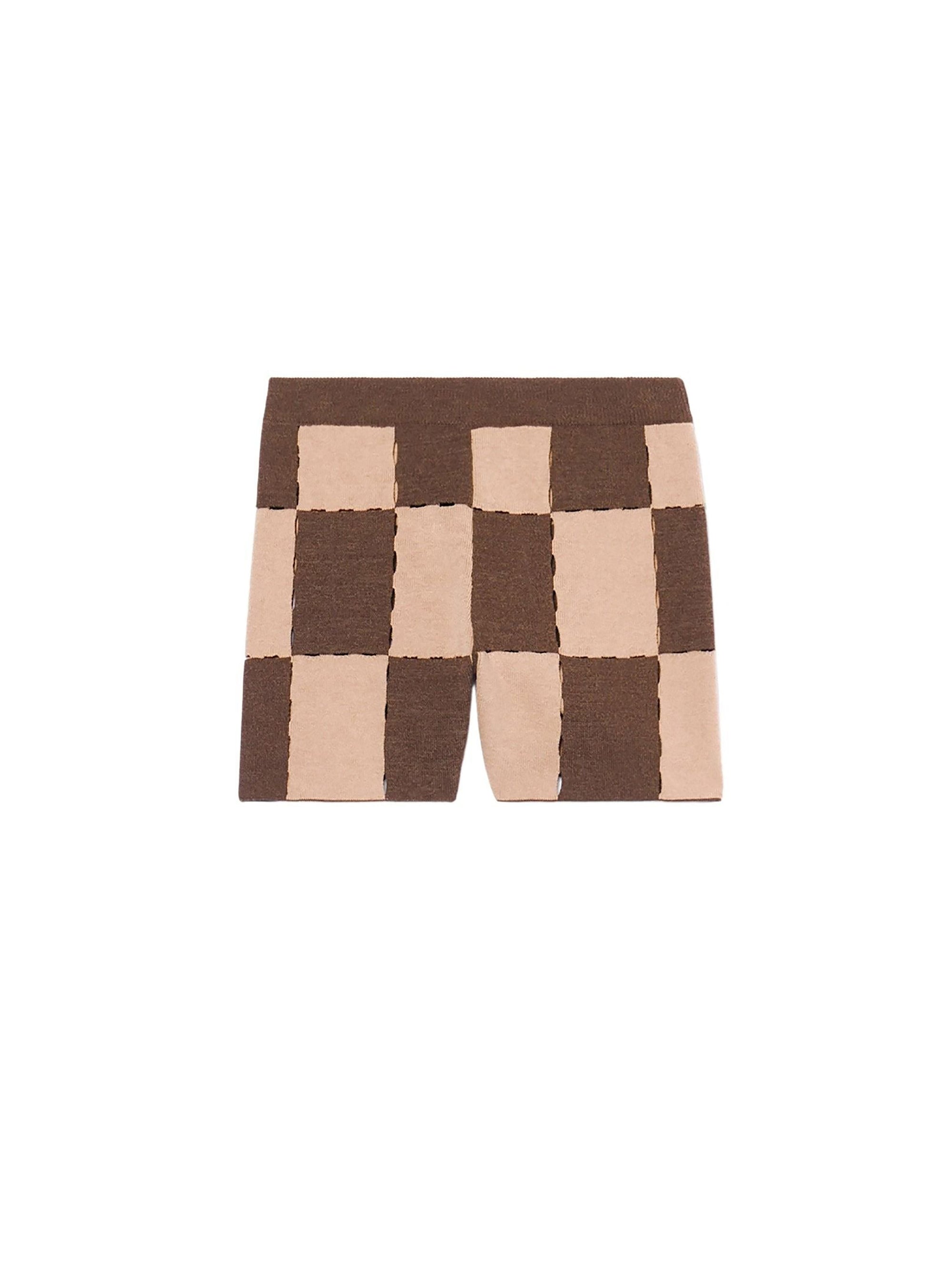 Short cycliste Gelato - Multi Brown