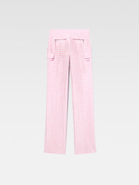 The Morango Trousers - Pink Checks