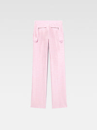 PINK CHECKS LE PANTALON MORANGO