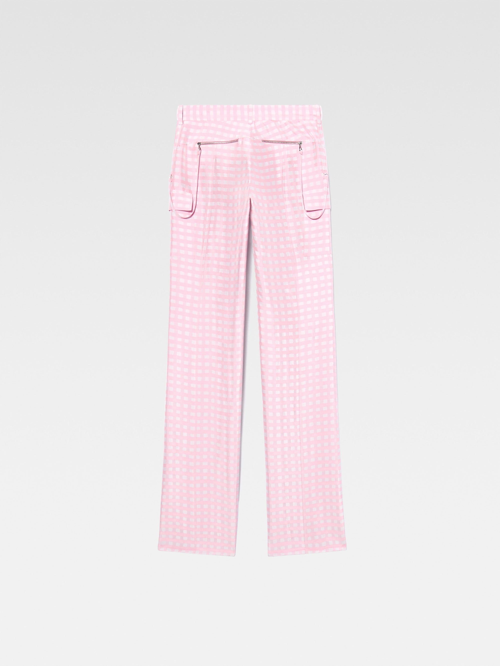 PINK CHECKS LE PANTALON MORANGO
